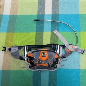 Mountainsmith Tour Hiking Day Lumbar Fanny Pack Bag Sports Outdoor Gray Orange